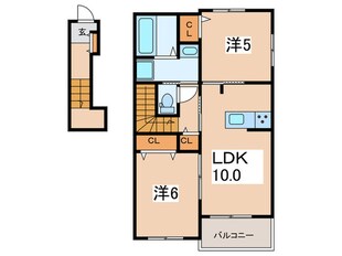 ミストラル湘南Ａの物件間取画像